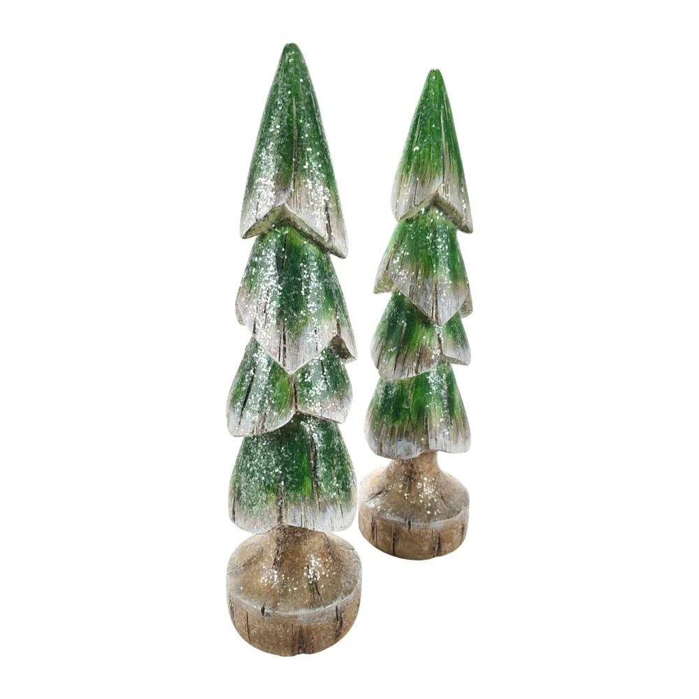 RAZ Tabletop Christmas Fir Tree, Height 13